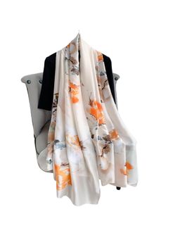 CrossKulture - Women Satin Scarf - White
