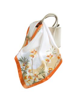 CrossKulture - Women Satin Scarf - White