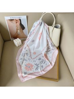 CrossKulture - Women Satin Scarf - White