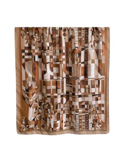 CrossKulture - Women Printed Scarf - Brown
