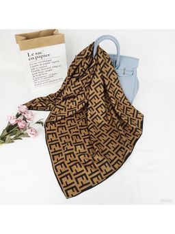 CrossKulture - Women Satin Scarf - Brown