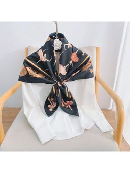 CrossKulture - Women Satin Scarf - Blue