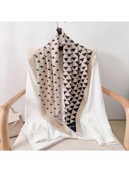 CrossKulture - Women Satin Scarf - Brown