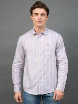 Club York - Lavender Striped Shirt