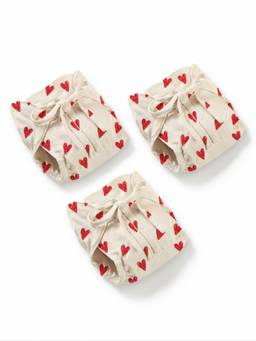 Cocoon Care - Bamboo Cotton Printed Knitted Nappy for Baby (Pack of 3)