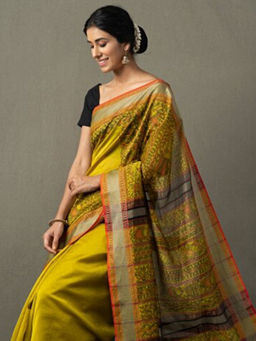 Fabindia - Silk Cotton Madhubani Sari