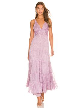 sabina layered maxi dress