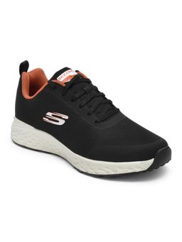SKECHERS - Men Terrenex Black & Orange Casual Lace Up Sneakers