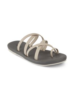 PEPPER - Women Slip On Round Toe One Toe- Grey