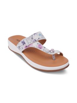 PEPPER - Women Slip On One Toe Sandals- White