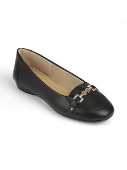 PEPPER - Women Slip On Round Toe Bellies- Black