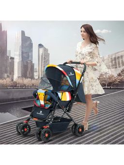 StarAndDaisy - Unisex Synthetic Rainbow-Pi Multi-Colour Stroller (18-24 months)