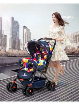 StarAndDaisy - Unisex Synthetic Rainbow Multi-Colour Stroller (18-24 months)