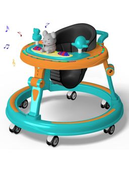 StarAndDaisy - Unisex Plastic Green & Orange Baby Walker (18-24 months)