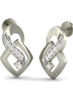 KuberBox - 18K Sharp Enigmatic Stud Earrings for Women and Girls
