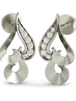 KuberBox - 18K Catchy Trio Stud Earrings for Women and Girls