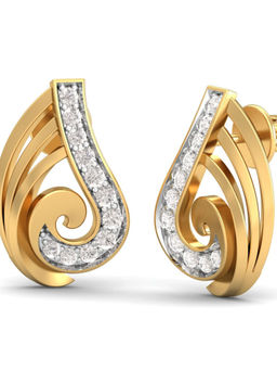 KuberBox - 18K The Ultimate Feel Stud Earrings for Women and Girls