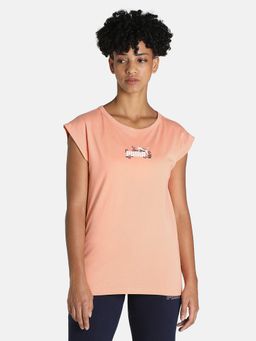 Puma - Ess Sleeveless Women Peach T-shirt