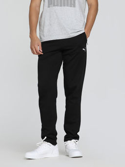 Puma - Zippered Men's Black Trackpant