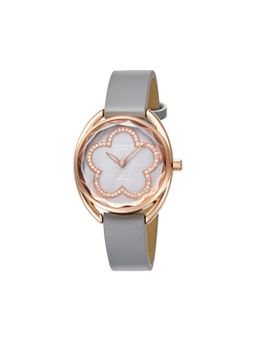 Strand by Obaku - Rose Pebble Quartz Grey Oval Crystal Dial Womens Watch - S734Lxvjvj