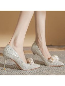 OZZARO - Women Silver Nazaakat Pump Heels