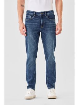 Snitch - Blue Washed Casual Luxe Jeans for Men