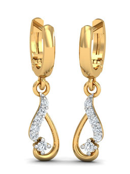 KuberBox - 18K El Curato Hoop Earrings for Women and Girls
