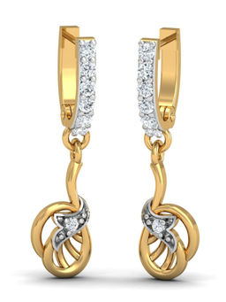 KuberBox - 18K Enticing Hoop Earrings for Women and Girls