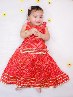 KID1 - Myra Girls Top And Lehenga