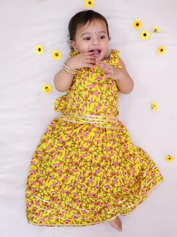 KID1 - Myra Girls Top And Lehenga