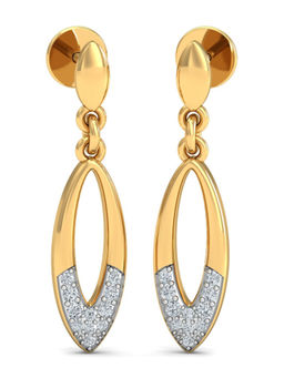 KuberBox - 18K Glow ElÃ­ptico Earrings for Women and Girls