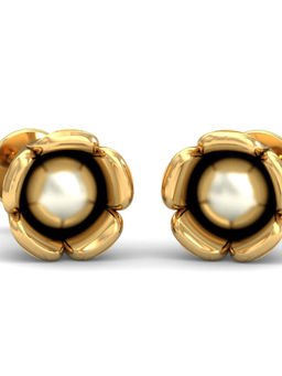 KuberBox - 18K Pearl Enamour Earrings for Women and Girls