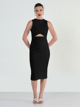 SHOWOFF - Edition Women Black Knee Length Dress