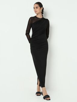 SHOWOFF - Edition Women Black Bodycon Midi Dress