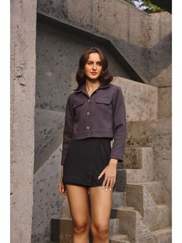 Bofreesia - Women Regular Fit Spread-Collar Jacket