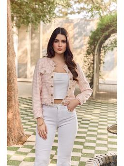 Bofreesia - Women Self-Design Regular Fit Jacket