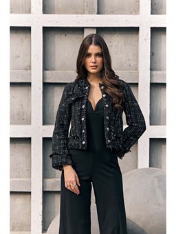 Bofreesia - Women Self-Design Regular Fit Jacket