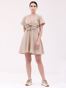 Samshek - Bow Skater Dress