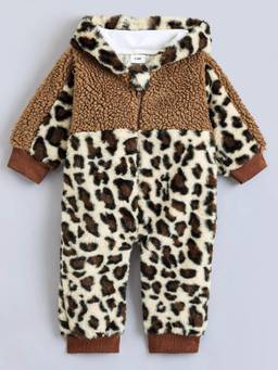 Hopscotch - Multi-Color Leopard Hooded Bodysuit