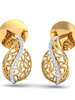 KuberBox - 18K Exquisite Filigree Earrings for Women and Girls