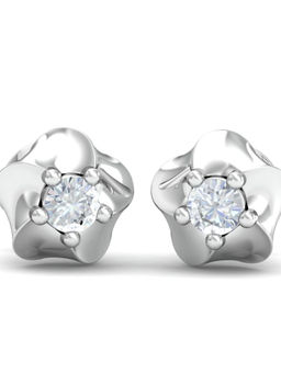 KuberBox - 14K Ada Floral Earrings for Women and Girls