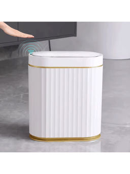 The Better Home - Automatic Dustbin 7L White & Gold