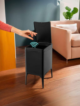 The Better Home - High Leg Sensor Dustbin 22L Black