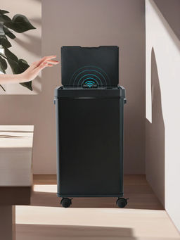 The Better Home - Black Sensor Dustbin 68L Black