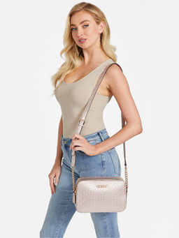 Guess - Women Peach Crossbody Sling Bag