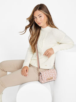Guess - Women Pink Crossbody Sling Bag