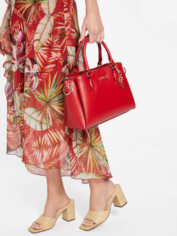 Guess - Women Red Handbag with Detachable Strap (Set of 2)
