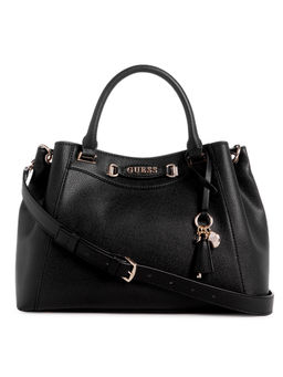 Guess - Women Black Handbag with Detachable Strap (Set of 2)