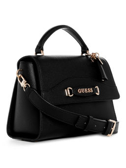 Guess - Women Black Satchel with Detachable Strap (Set of 2)