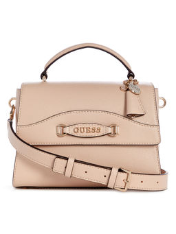 Guess - Women Beige Satchel with Detachable Strap (Set of 2)